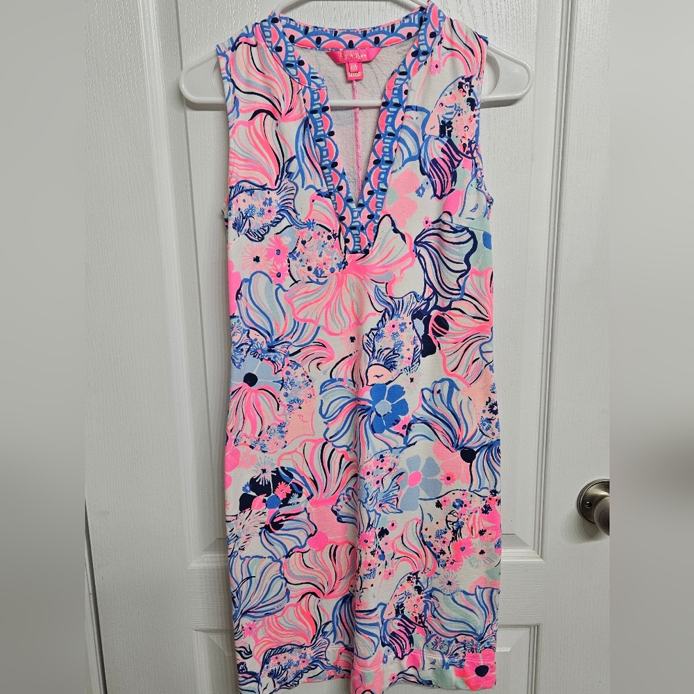 Lilly Pulitzer Stretch Shift Dress NWOT - Picture 5 of 5